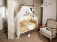 FERETTI - Bērnu gultas veļas komplekts 'Diamond Lion Prestige' SESTETTO LONG 6L 