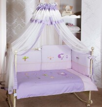 FERETTI - Bērnu gultas veļas komplekts 'Bee Violet Prestige' TERZETTO 3 
