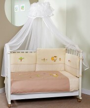 FERETTI - Bērnu gultas veļas komplekts 'Bee Ecru Prestige' SESTETTO PLUS 6 