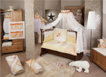 FERETTI - 'Pony Cream Premium' Sheeps Bed bumper 180 cm