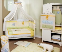 FERETTI - Bērnu gultas veļas komplekts 'Jungle Multi Premium' TRIO 3 