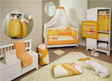 FERETTI -  Bērnu gultas veļas komplekts 'Sun Flower Premium' DUETTO 2