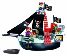 Ecoiffier Art.8/3130 Bērnu konstruktors komplekts Pirātu kuģis