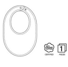 Imse Vimse Art.130110 Organic Baby Bib  - fresh and practical