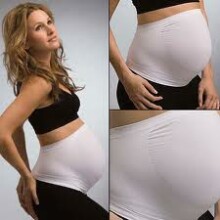 Carriwell Seamless Maternity Support Band  Art.5013 Black Бесшовный дородовой пояс (бандаж) для беременных