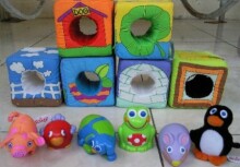 Sassy Critter Cubes with animals  S289