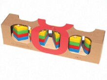 Eco Toys Art.30013 Комплект Развивающих деревянных пирамидок -Пять братьев
