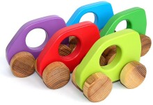 „Eco Toys Art.11002“ žaislinis vaikiškas automobilis iš medžio