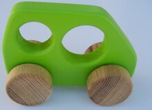 Eco Toys Art.14002 Bērnu rotaļu gaiši zaļš mazais busiņš no koka