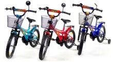 Elgrom MTX002 / 1601E vaikiškas dviratis BMX Veloz 16 '' paprastas dviratis su pripučiamomis padangomis ir papildomais ratais