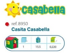 „Faro“ žaidimų sodo namelis „Casabella“ 105 cm 89500