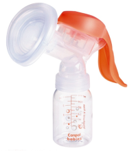 Canpol Babies 12/203 EasyStart Комплект: Ручной Молокоотсос с силиконовым массажером с аксессуарами