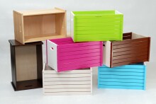 Timberino BOXIS 704 Cream Chocolate toy box – shelf