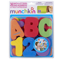Munchkin Art. 011108 36 Letters & Numbers-Pastel