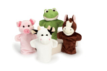 Teddykompaniet 2352 Farm Animal Hand Puppets Высококачественная Мягкая, плюшевая игрушка марионетка на руку