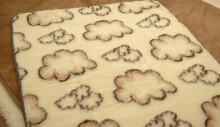 Kampol тёпленькое одеяльце на натуральной овчинке Merynos 95x135