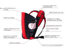 THERMOBABY - carrier 2 in 1  BB006 ( 3,6 - 9,1) red