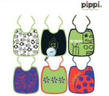 Pippi Art.772942-197 Слюнявчик влагоустойкий с рисунком (1 шт.)