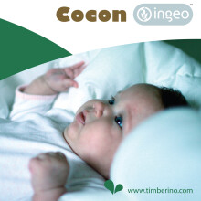 Timberino 402 COCON Ingeo® Baby Puiki antklodė ir pagalvė