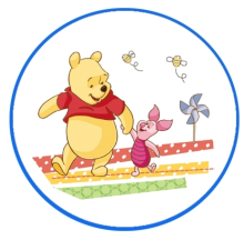 Bērnu vanniņa ar korķi 84 cm OKT Disney Series Winnie the Pooh & Friends 8139