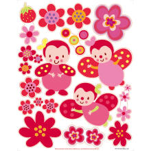 Babycalin Bed bumper DIM DAM DOUM - COCCINELLE ROU405101