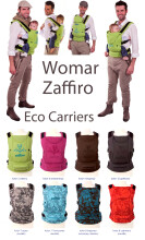 „Womar Eco ECO1 / 12 Steel Grey 2012“ Stilingas „Eco“ medvilnės kengūros krepšys