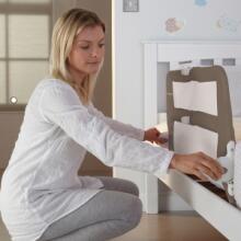 Lindam Safe and Secure Soft Bed Rail - Neutral 04447301