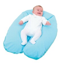 Delta Baby Softy Big Vichy Grey Многофункциональная подушка для беременных и кормящих с особо мягким наполнителем