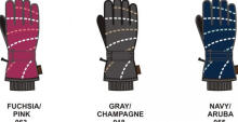 HUPPA - waterproof down gloves KARIN (8203AW12) (3-5) rose fuchsia 063