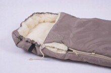 Womar Grow S20 Wool Art.3-Z-SW-S20-010 Turquoise   Спальный мешок на натуральной овчинке для коляски  106 cm