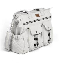 Exclusive Changing Bag 46104 White Leatherette