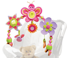 Tiny Love Princess Butterfly Art.TL1402605830R Spalvinga žaislų arka vežimėliams, lovoms ir automobilių sėdynėms