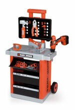 SMOBY 500221S Black & Decker tool bench on wheels Игровой набор Тачки мастерская с набором инструментов (32 wt.)