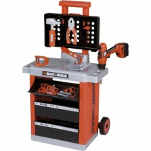 SMOBY 500221S Black & Decker tool bench on wheels Игровой набор Тачки мастерская с набором инструментов (32 wt.)