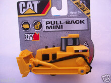 „Caterpillar 80175“ atitraukiamos mašinos 1 pakuotė (lizdinė plokštelė) Inercinė žaislinė mini mašina