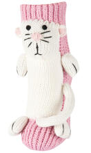 Infant socks 4895 Knitted SOXO slippers with sewn-on animal head