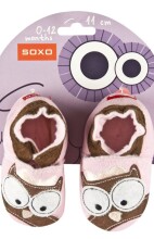SOXO Baby 4192MIX AntiSlip Пинетки детские с апликацией