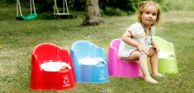 „Babybjorn Potty Chair“ kėdė Art.055264 Rožinė pudra Maksimalus patogus vaikiškas puodas