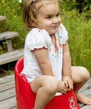 „Babybjorn Potty Chair“ kėdė Art.055266 Milteliai geltoni Maksimalus patogus vaikiškas puodas