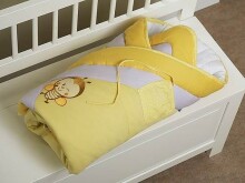 FERETTI Layette 85 BANANA Bee Ecru конвертик одеялко для новорождённого 85х85 см