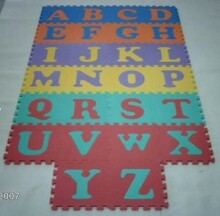 Puzzle Chippy A169301 ABC Bērnu grīdas paklājs ar burtiņiem (26 elementi)