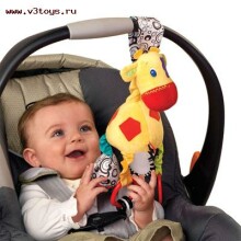„Bright Starts“ prasideda 8976 „Soft Developing Baby Developing Žirafa“
