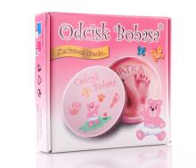 Odcisk Bobasa Magic Box medalis ar mazuļa kājiņu nospiedumu