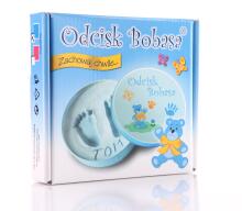 Odcisk Bobasa Magic Box medalis ar mazuļa kājiņu nospiedumu