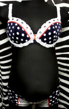 La Bebe™ Boutique Lingerie Cotton Art.41810 Fancy Dots&Buttons Maternity and Nursing Bra