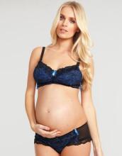 HOTmilk Chic Jet Black& Azure Blue Art.42289