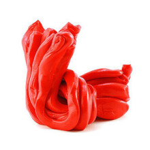 Rankinis guma, mąstantis glaistas Išmanus plastilinas, (Braškių raudonas), 80gr