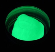 Rankinis guma, mąstantis glaistas Išmanus plastilinas, (žalia aura), 80gr