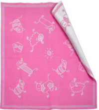 WOT ADXS 012/1061 Baby Blanket 100% Cotton 70x100