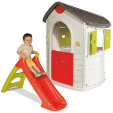 SMOBY - house with slide Natur 310151